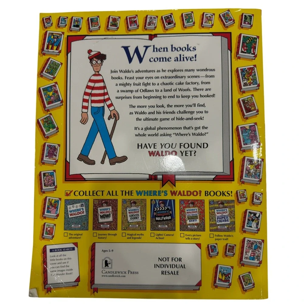 Where's Waldo? The Wonder Book Martin Handford Seek and Find Activity Book